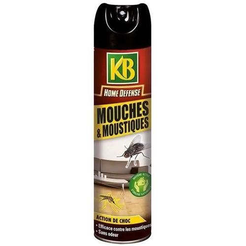 Insecticide MOUCHES MOUSTIQUES 400ml KB HOME DEFENSE