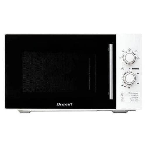 Brandt SM2602W Four à Micro Ondes Classique Pose Libre 26 L 900 W Blanc et Noir