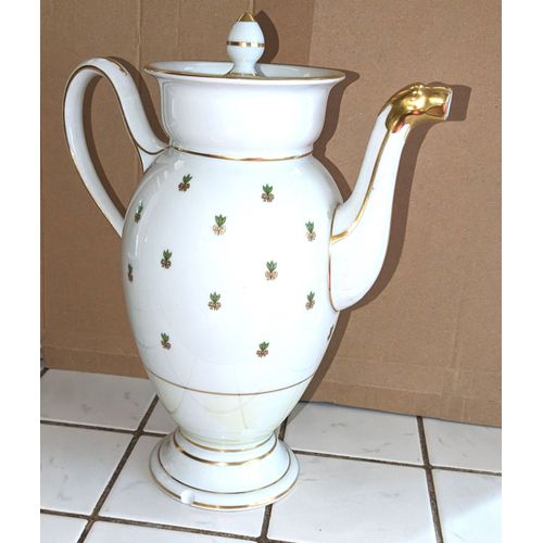 Cafetière Verseuse En Porcelaine De Limoges