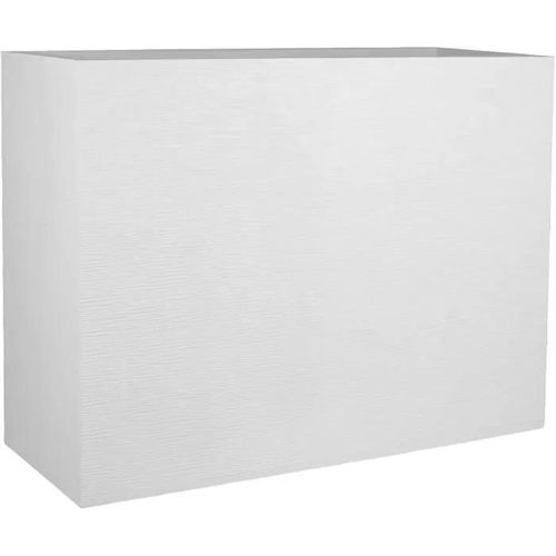 Pot Loft L Graphit - Blanc Cérusé - 78.5x29.5x60cm 46l - Eda Plastiques - Intérieur Et Extérieur