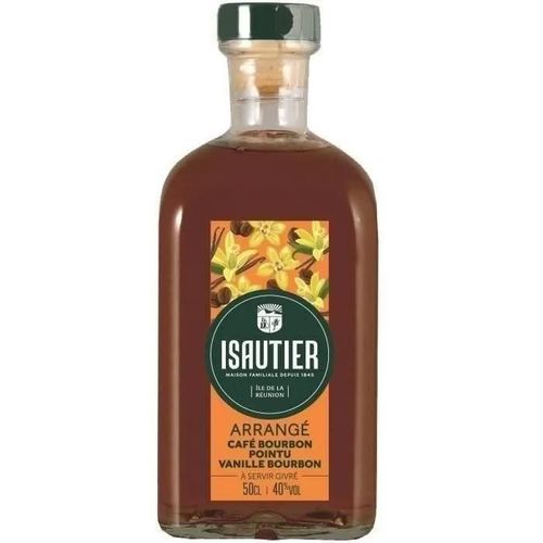 Rhum Isautier - Arrangé Café Vanille - Rhum Arrangé - La Réunion - 40% Vol - 50cl