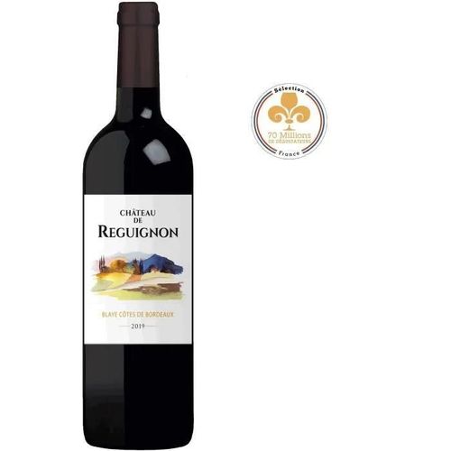 Château De Reguignon 2019 Blaye Côtes De Bordeaux - Vin Rouge De Bordeaux
