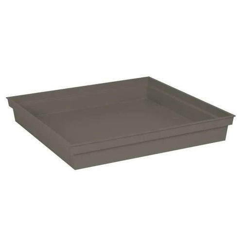 Soucoupe 40x40cm Toscane Taupe - EDA Plastiques