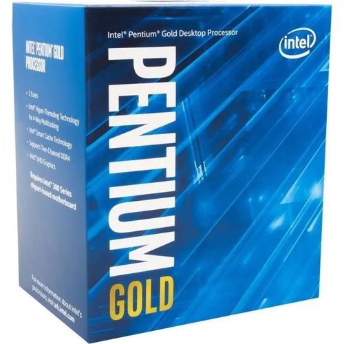 Intel Pentium Gold G6600 - 4.2 GHz - 2 curs - 4 filetages - 4 Mo cache - LGA1200 Socket - Box