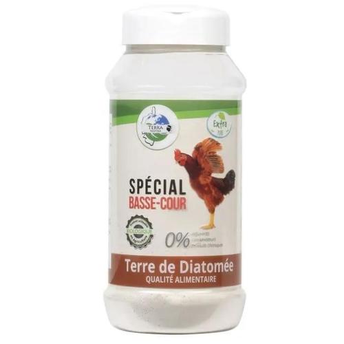 TERRA NOSTRA TERRE DE DIATOMEE SPECIALE BASSE COUR - QUALITE ALIMENTAIRE - POUDREUSE 300 G