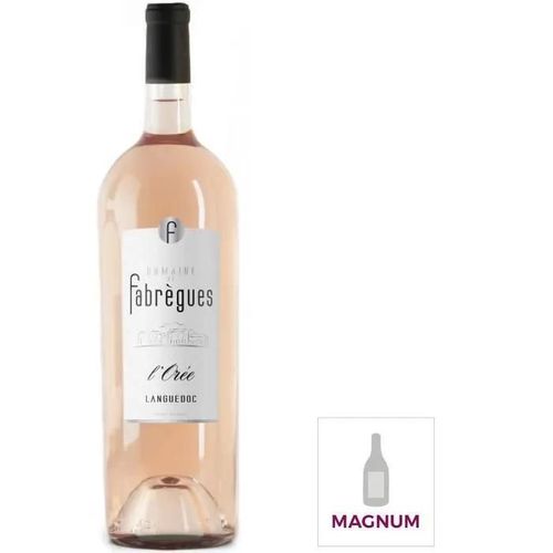 Magnum Domaine De Fabregues L'orée Languedoc - Vin Rosé De Languedoc