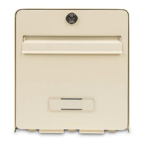 BURG WACHTER Boîte aux lettres Favor en acier galvanisé - 1 porte - Beige