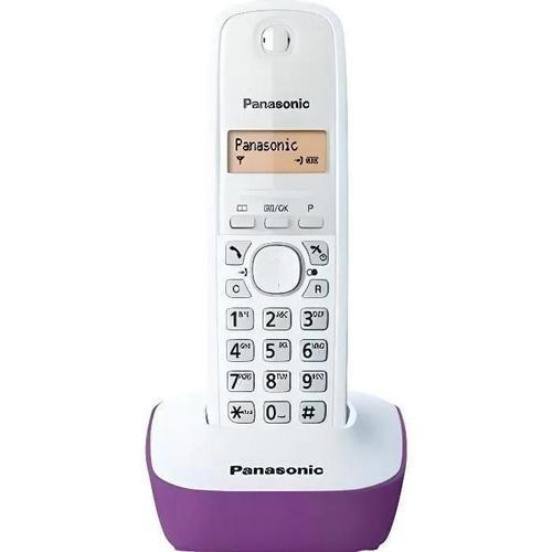 Panasonic KX-TG1611FRF - Téléphone sans fil avec ID d'appelant - DECT\GAP - violet