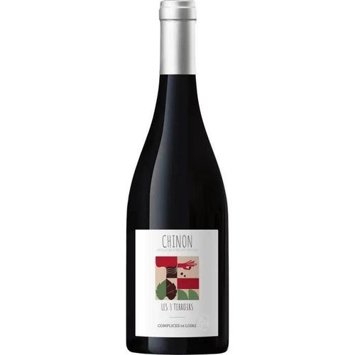 Les 3 Terroirs, 2021, A.O.P Chinon, Vin Rouge