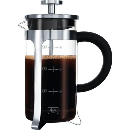 Melitta Cafetiere A Piston Premium En Verre Et Inox 8 Tasses