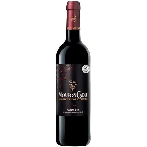 Mouton Cadet Baron Philippe De Rothschild, 2021, A.O.P Bordeaux, Vin Rouge