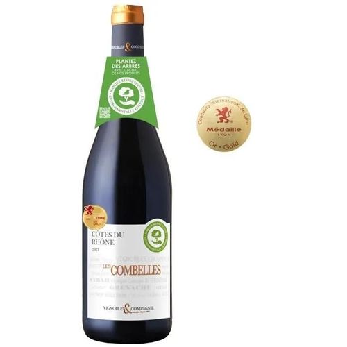 Les Combelles 2021 Côtes Du Rhône - Vin Rouge De La Vallée Du Rhône