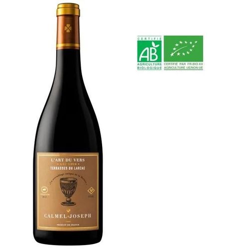 Calmel & Joseph Les Crus L'art Du Vers 2021 Terrasses Du Larzac - Vin Rouge De Languedoc - Bio