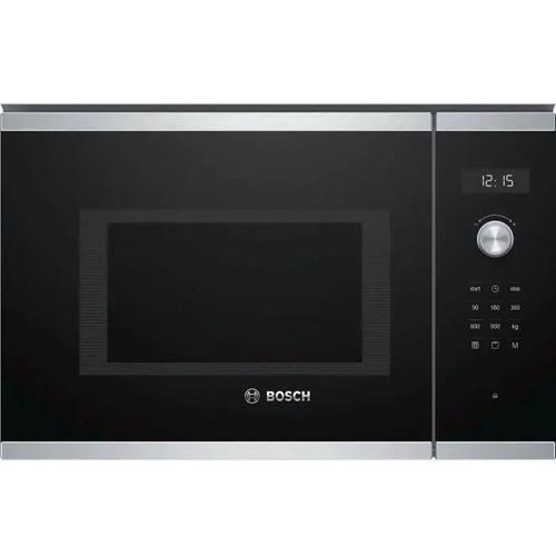 Bosch Serie | 6 BEL554MS0 - Four micro-ondes grill - encastrable - 25 litres - 900 Watt - acier inoxydable