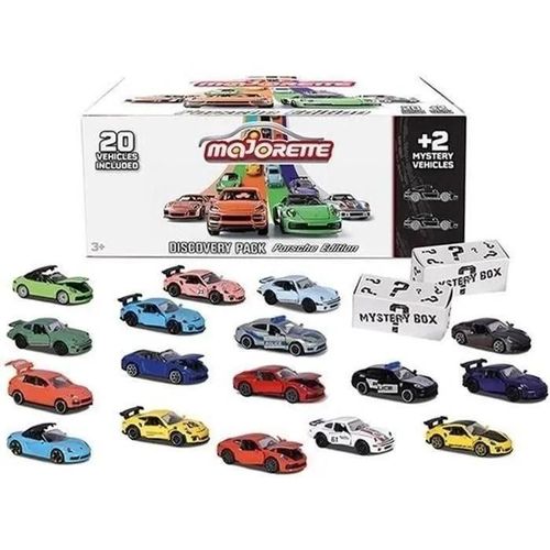 Gamme Majorette Majo Porsche Discovery Pack 20+2