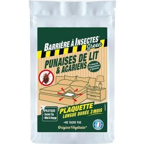 Compo Barriere A Insectes Green Punaises De Lit & Acariens 3167770219388 Plaquettes Hotel Voyage Insecticide Protection Soin Travel Comasound Kartel Csk Online