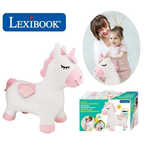 Lexibook Licorne Sauteuse Gonflable Peluche