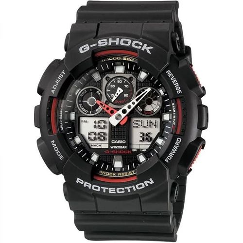 Casio Montre Noir Analogique - Digital Hommes G-Shock Ga-100-1a4er