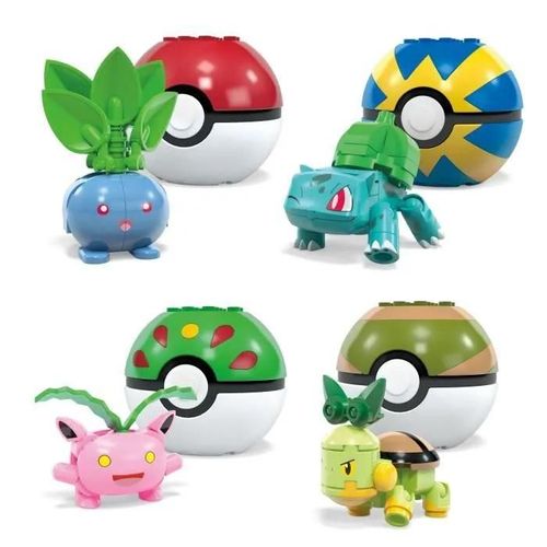 Mattel Mega Pokémon Grass-Type Trainer Team