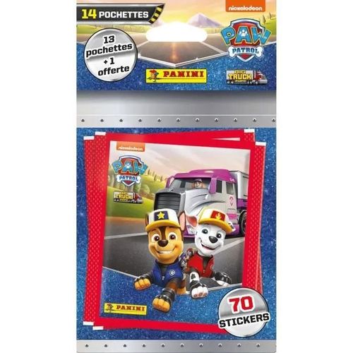 Stickers La Pat Patrouille Le Film Blister 13+1 Pochettes