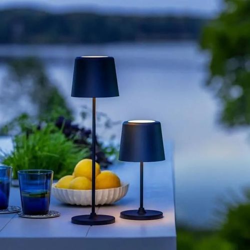 Lampe A Poser Led Kaami Brilliant - Noir - Extérieur - 2w - Ip44 - Métal Et Plastique