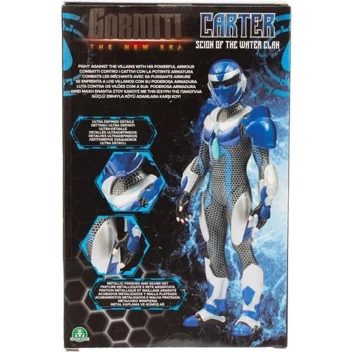 Live Action Gormiti - Figurine Articulée De 27 Cm Scion Avec Armure - Eau