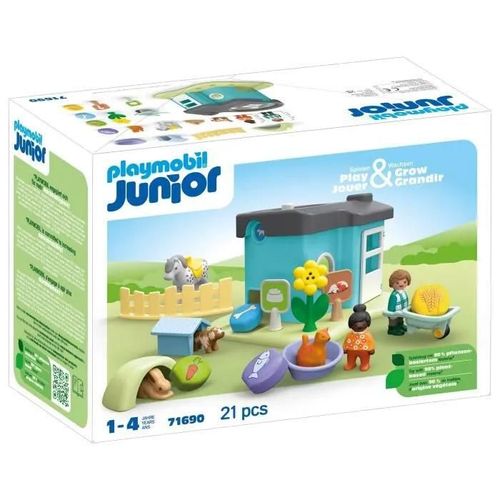 Playmobil Junior 71690 - Maison Des Animaux