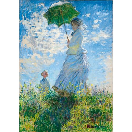 Claude Monet - Woman With A Parasol - Madame Monet And Her Son - Puzzle 1000 Pièces
