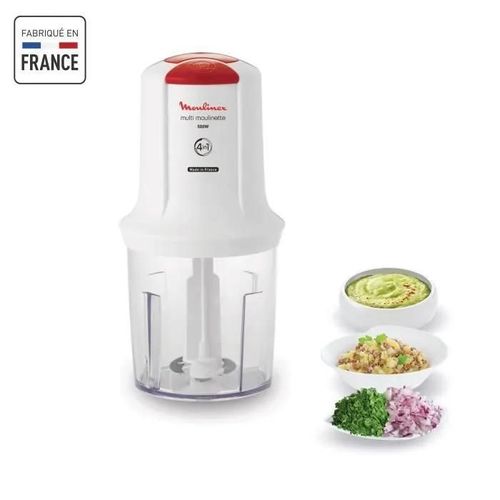Moulinex AT710110 Multi - Hachoir - 0.5 litres - 500 Watt - blanc