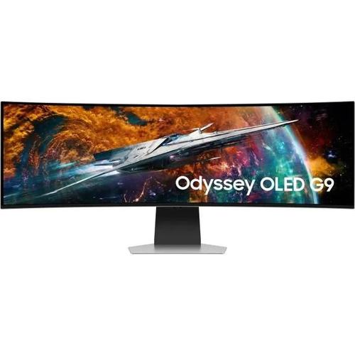 Samsung Odyssey OLED G9 S49CG954SU - G95SC Series - moniteur OLED - Intelligent - jeux - incurvé - 49" - 5120 x 1440 UWQHD @ 240 Hz - 250 cd/m² - 1000000:1 - DisplayHDR 400 True Black - 0.03 ms -...