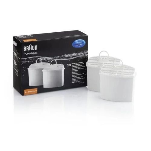 Braun PureAqua BRC0061 - Filtre à eau - pour cafetière - blanc (pack de 2)