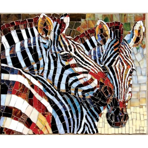 Stained Glass Zebras - Puzzle 1000 Pièces