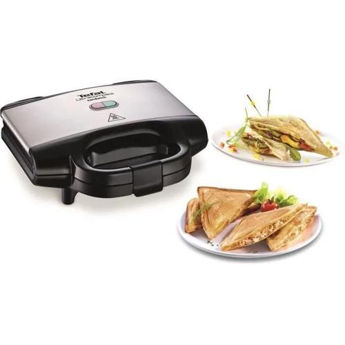 Tefal SM 1552 Ultracompact - Croque-monsieur - 700 Watt - inox/noir