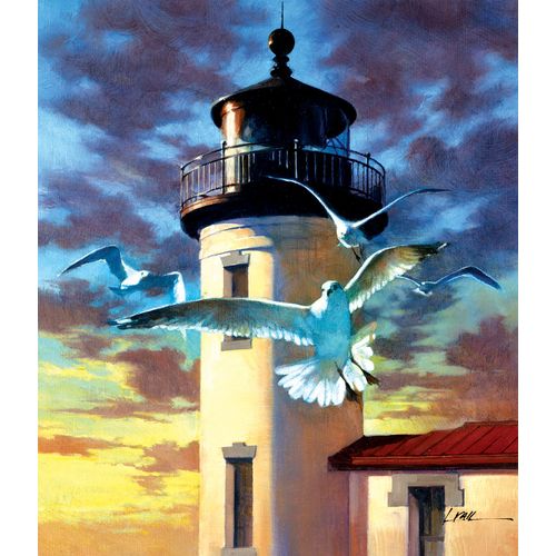 Phare Et Mouettes - Puzzle 550 Pièces