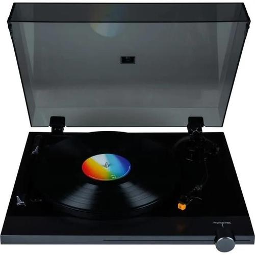 THOMSON TT700 - Platine vinyle premium 33 et 45 tours - Tete de lecture AT91 Audio Technica - Antiskating - Noire