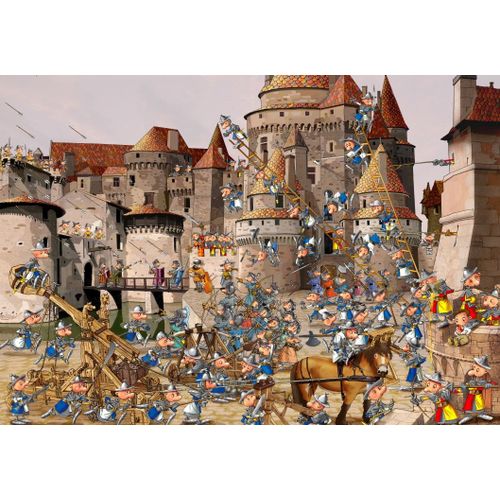 François Ruyer - Attaque Du Château - Puzzle 1000 Pièces