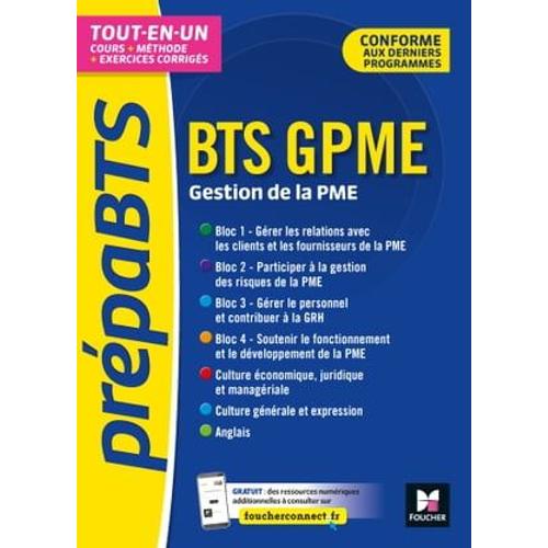 Prépabts - Bts Gestion De La Pme - Toutes Les Matières - Révision Et Entrainement