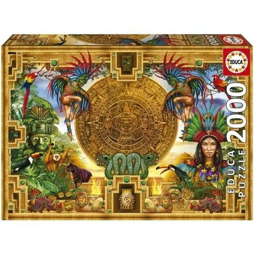 Montage Azteque Maya - Puzzle De 2000 Pieces