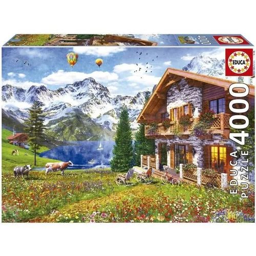 Chalet Alpin - Puzzle De 4000 Pieces