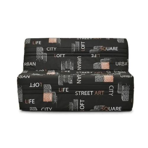 Banquette Bz - Tissu Noir - L143 X P97 X H89 Cm - Joe