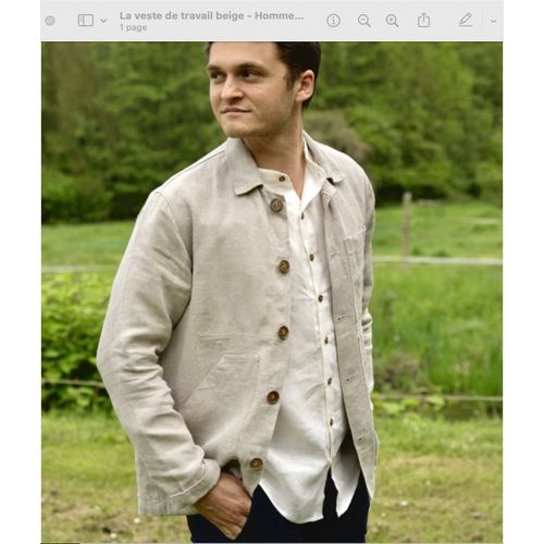 Veste En Lin. Taille Xs. Etat Neuf.