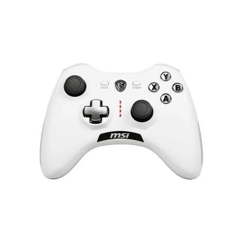 Manette Msi Force Gc20 V2 Filaire Blanc Msi Pour Pc, Android