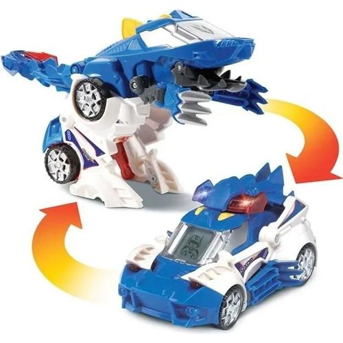 Vtech Switch & Go Dinos - Oxor, Le Super Therisinosaure (Voiture De Police)
