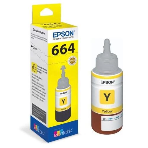 Epson T6644 - 70 ml - jaune - original - recharge d'encre - pour EcoTank ET-14000, ET-16500, ET-2500, ET-2550, ET-2600, ET-2650, ET-3600, ET-4500, ET-4550
