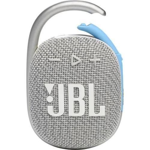 JBL Clip 4 Eco - Enceinte sans fil Bluetooth - Blanc