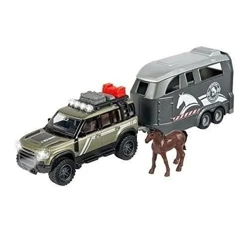 Gamme Majorette Majo Gs Land Rover + Remorque 25cm