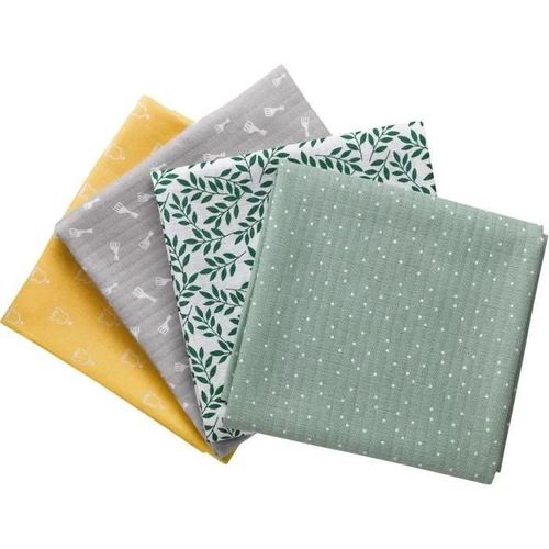 Lange Sophie La Girafe Vulli - Le Lot De 4 Langes