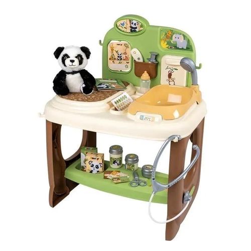 Smoby - Centre V¿T¿Rinaire Zoo - 1 Peluche Panda - Nombreux Accessoires Et Fonctions
