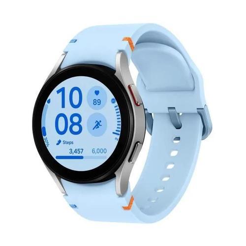 Samsung Galaxy Watch Fe - 40 Mm - Montre Connectée Avec Bracelet Sport - Affichage 1.2" - 16 Go - Bluetooth, Wi-Fi, Nfc - 26.6 G - Argent