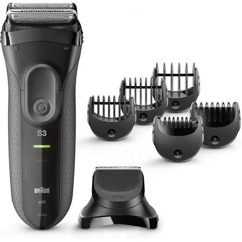 Braun Series 3 Shave&style 3000bt 3-In-1 - Rasoir - Sans Fil - Gris
